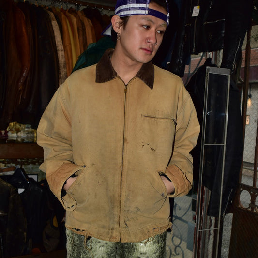 80’s Carhartt ボロ&フェード ブランケットライナー デトロイトジャケット 261030H