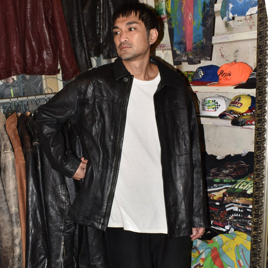 90’s LACOSTE レザージャケット 251111H