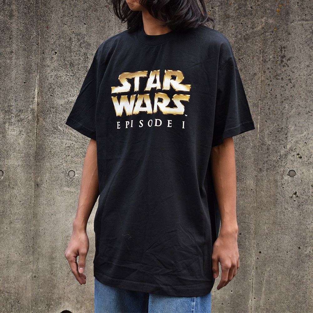 90's デッドストック! Star Wars : Episode I - The Phantom Menace ムービーTシャツ 231010