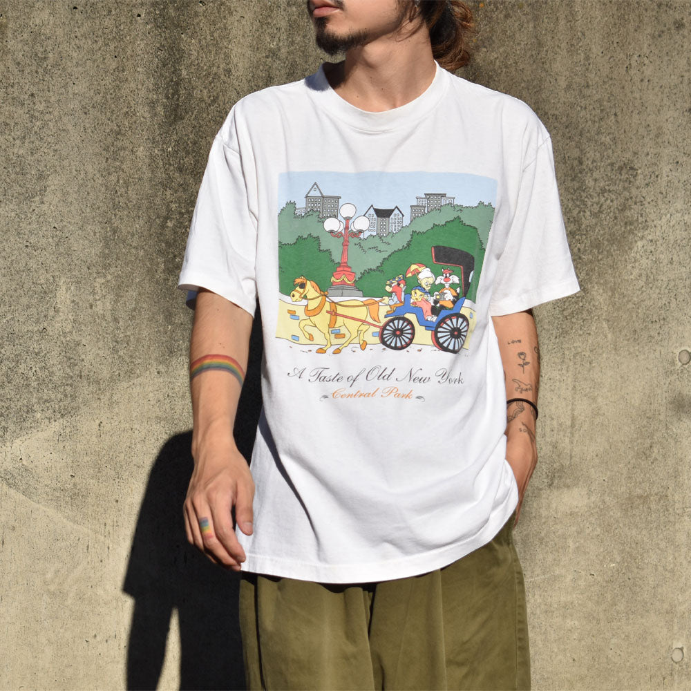 90's Looney Tunes/ルーニー・テューンズ ”A Taste of old new york” Tシャツ 230818