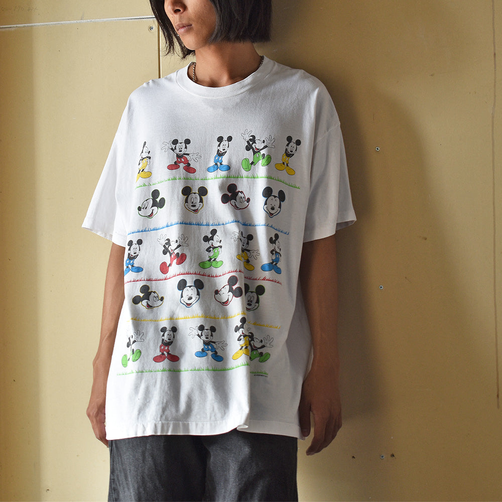 90’s Disney “MICKEY” Tシャツ USA製 230929