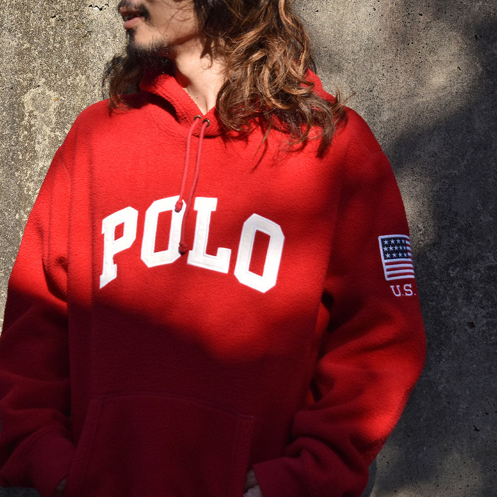 POLO RALPH LAUREN フリース プルオーバーパーカー 231017