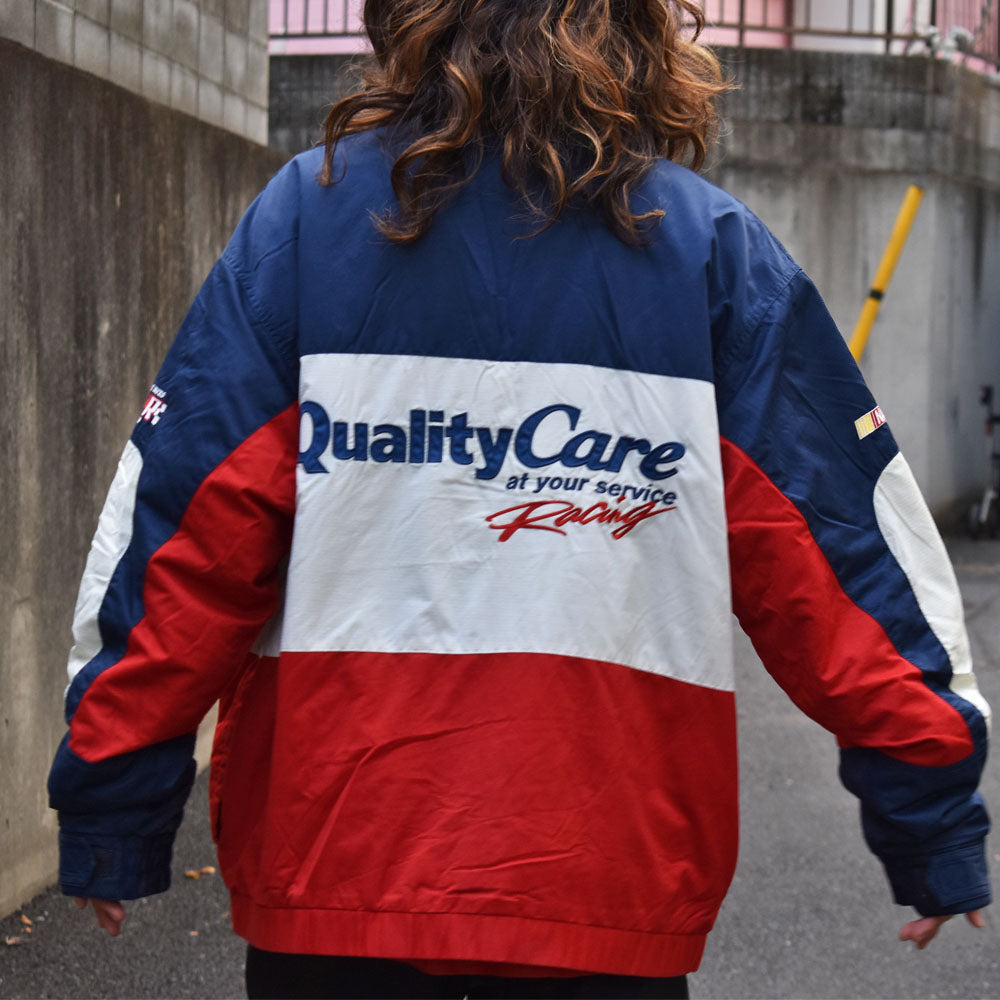 90’s Chase Authentics NASCAR “# 88 Dale Earnhardt” レーシングジャケット 231106H