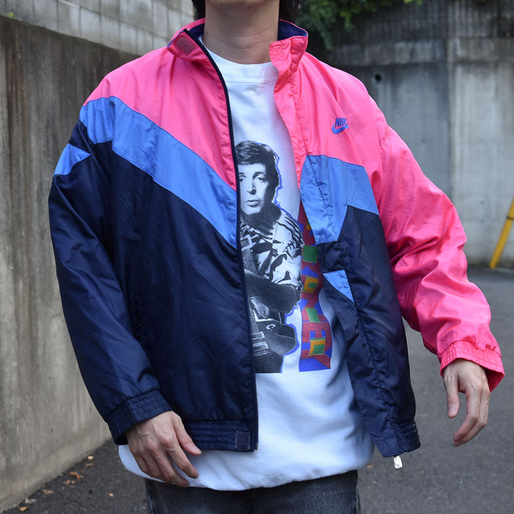 80-90's NIKE/ナイキ 刺繍ロゴ ナイロンジャケット 230912