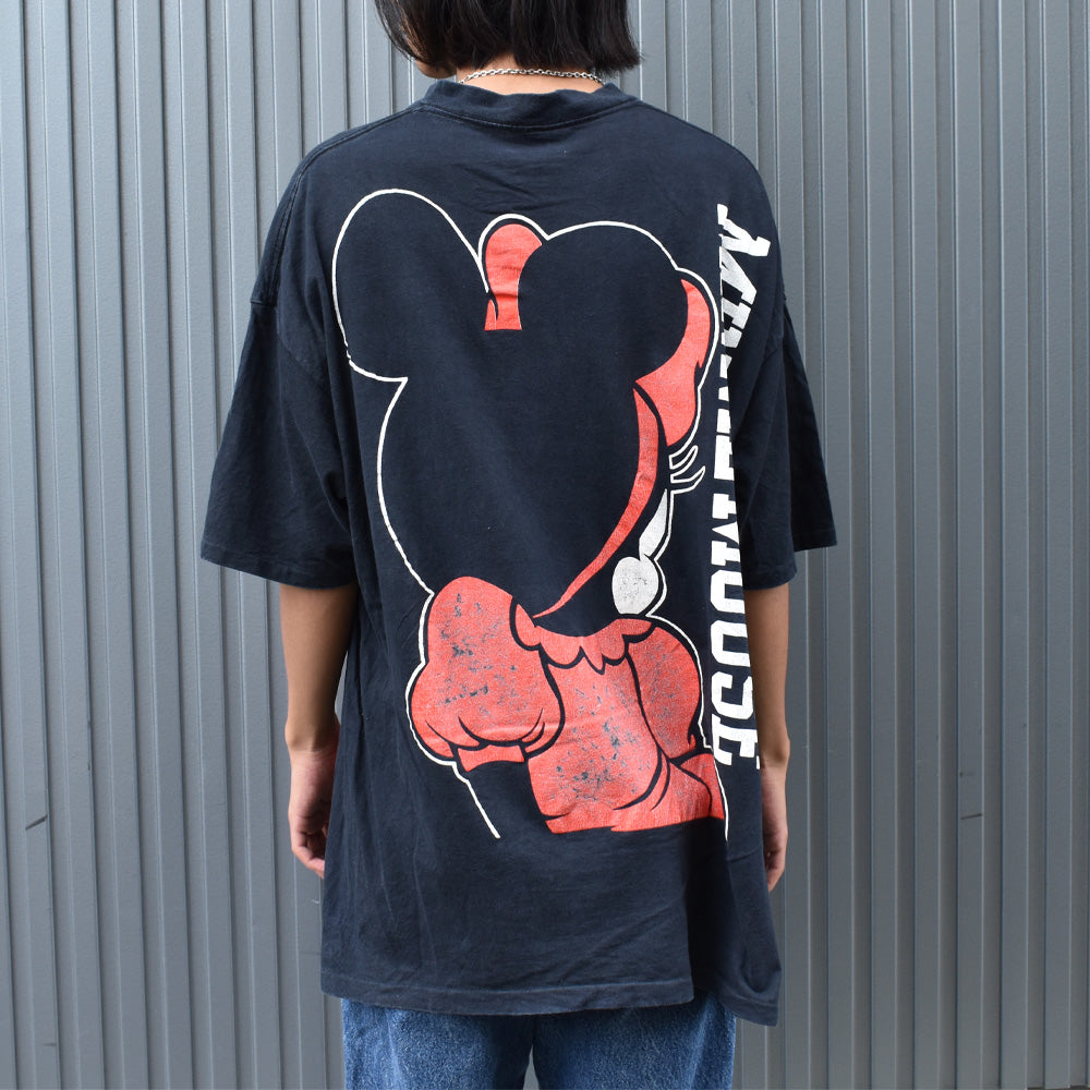 90’s Disney 4XLサイズ! “MINNIE MOUSE” キャラ Tシャツ USA製 231003H