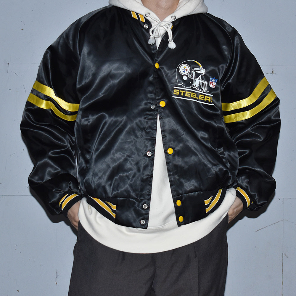 80-90's Chalk Line “NFL Pittsburgh Steelers” ナイロンジャケット 240221