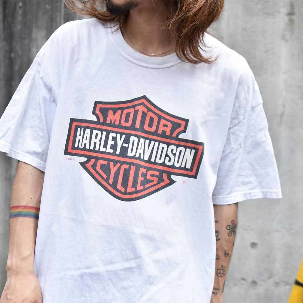 USA製Harley-Davidsonハーレーダビッドソン両面プリントTシャツ