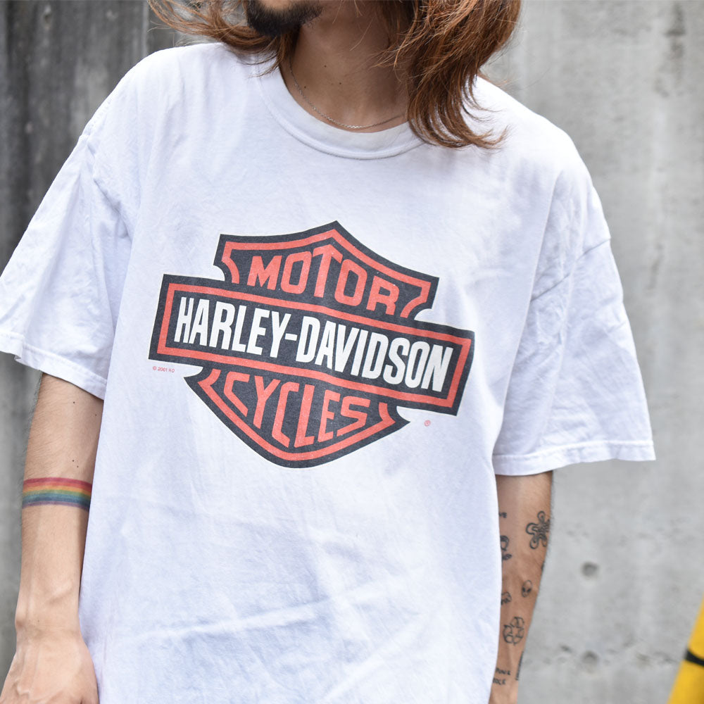 Y2K　Harley-Davidson/ハーレー・ダビッドソン 両面プリント Tシャツ　USA製　230526