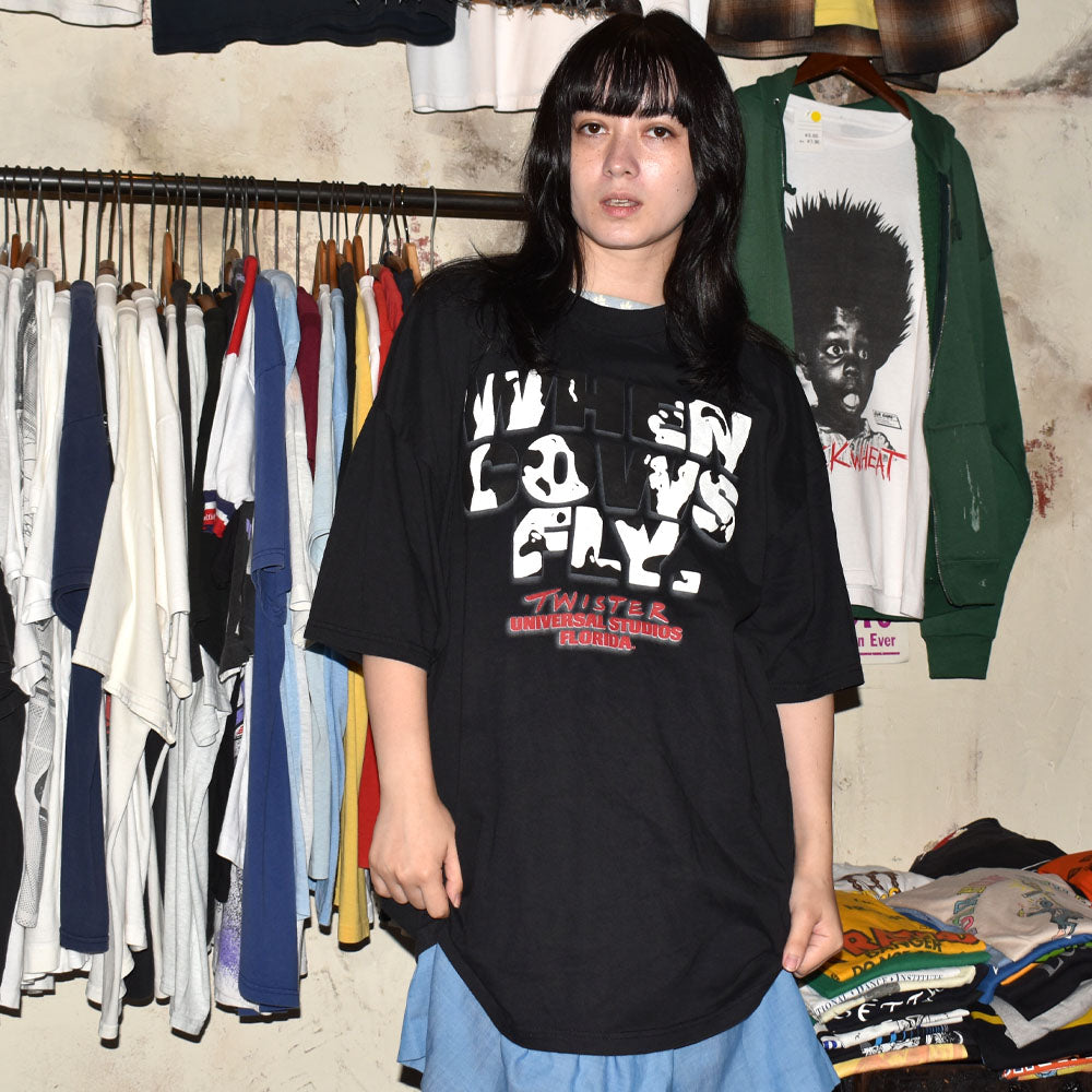90’s UNIVERSAL STUDIOS FLORIDA “TWISTER” ムービー Tシャツ USA製 250923H