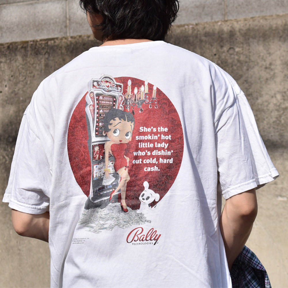 Bally Technologies “Betty Boop's Love Meter” 企業 キャラ Tシャツ 240417