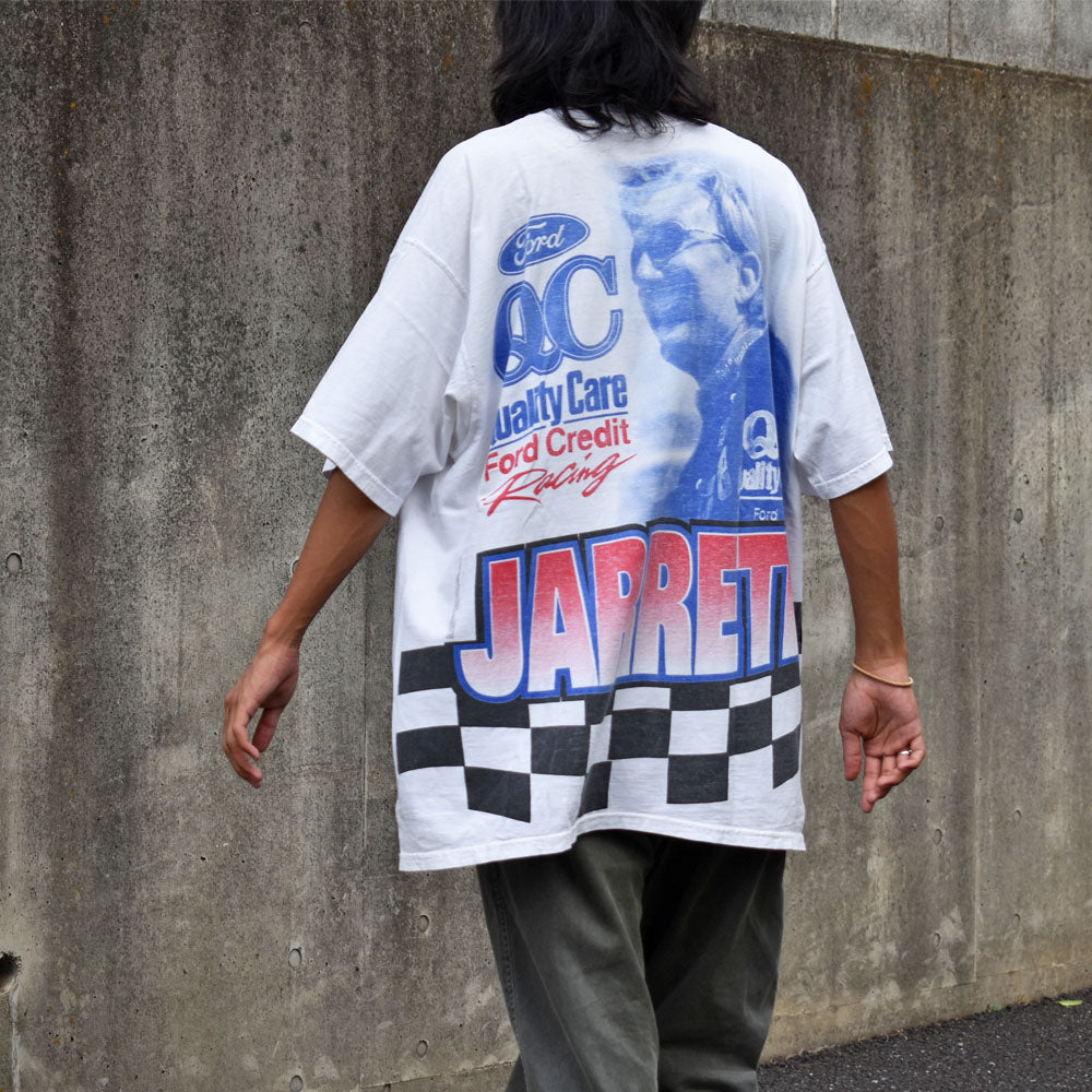 90's CHASE AUTHENTICS “#88 Dale Jarrett/デイル・ジャレット” AOP! レーシングTシャツ USA製 230715