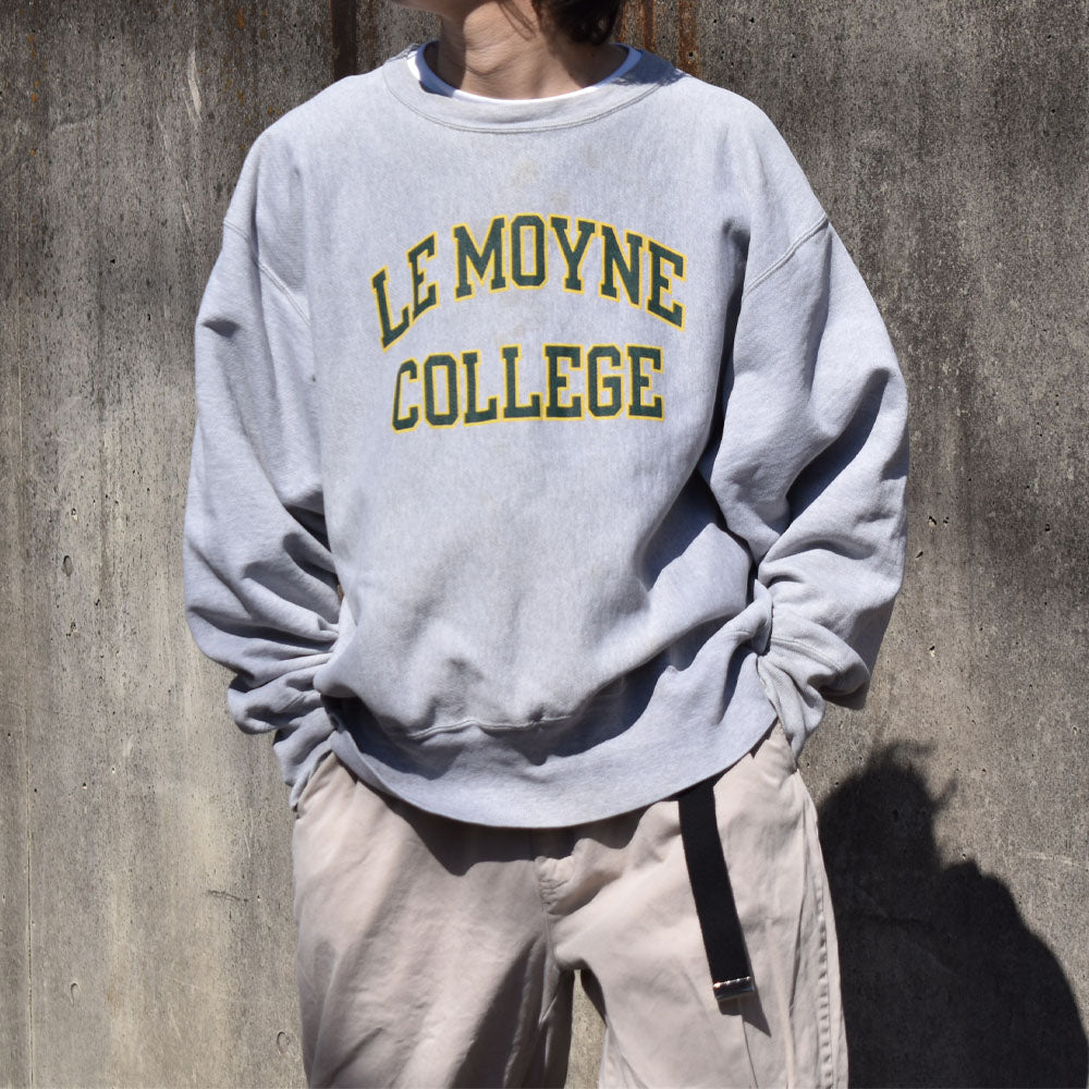 Y2K Champion “LE MOYNE COLLEGE” RWスウェット USA製 240313