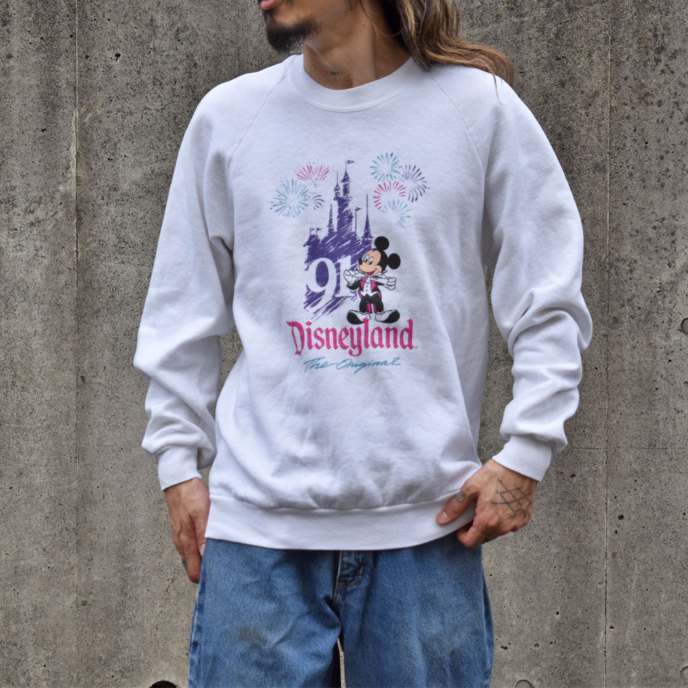 90's Disney “Disneyland” スウェット USA製 240528