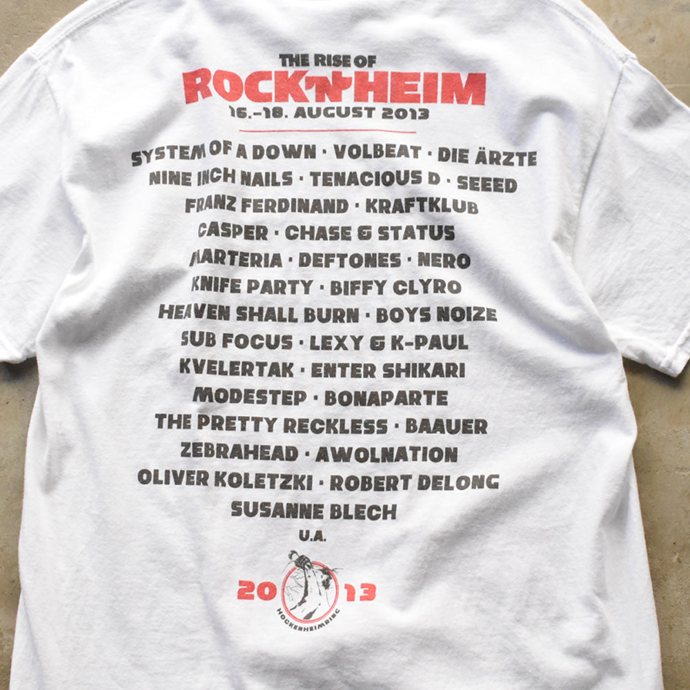 Rock'n'Heim “The Rise of Rock'n'Heim 2013” フェス ロック Tシャツ 250708