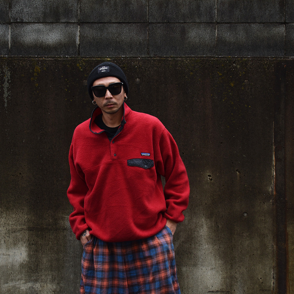 90’s patagonia フリース シンチラ スナップT 231009