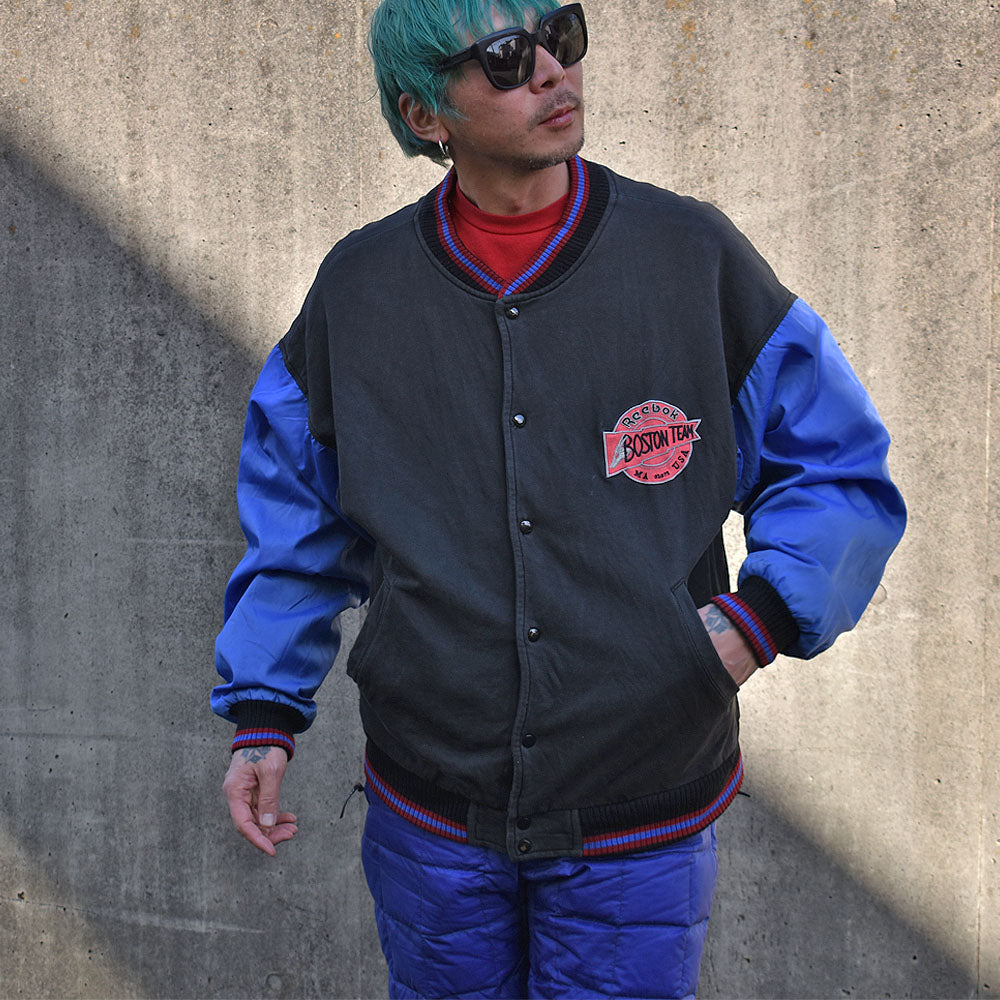 90’s Reebok “BOSTON TEAM” スタジャン アワードジャケット 231120