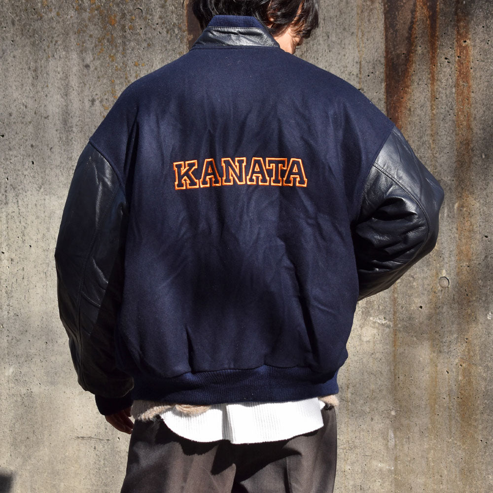 90’s OUTER BOUNDARY “BLAZERS” バーシティ アワードジャケット USA製 240202