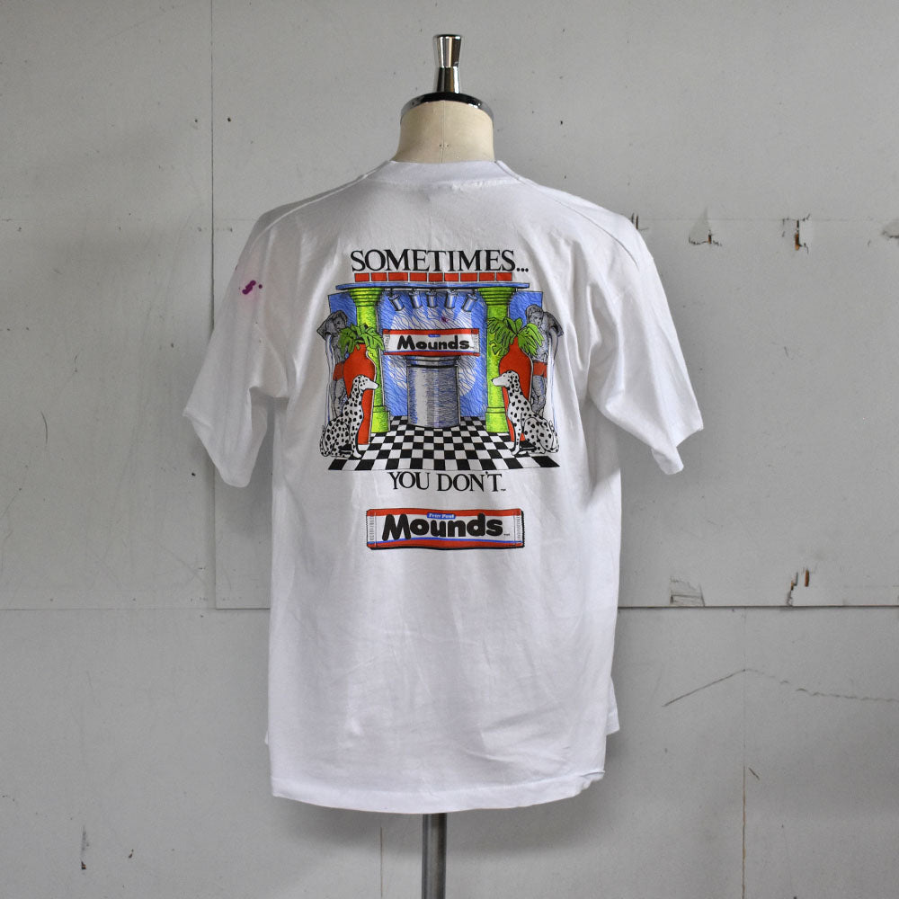 90’s “almond joy/mounds” USスナック キャラクター Tシャツ USA製 240418