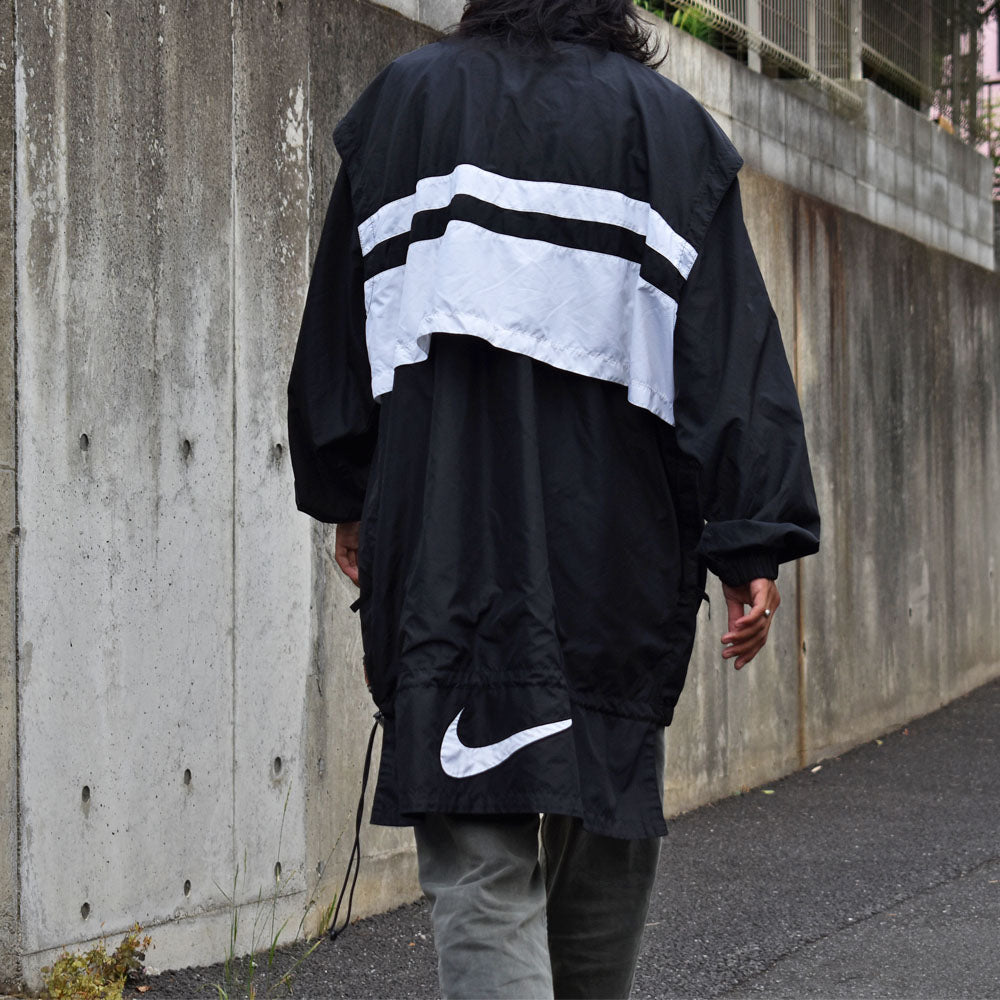 90's NIKE swoosh logo ロング丈 ナイロンジャケット 230715