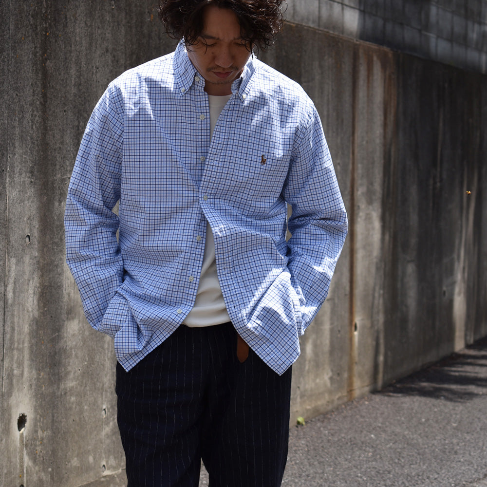 Ralph Lauren/ラルフローレン “SLIM FIT” チェック ボタンダウンシャツ 230525