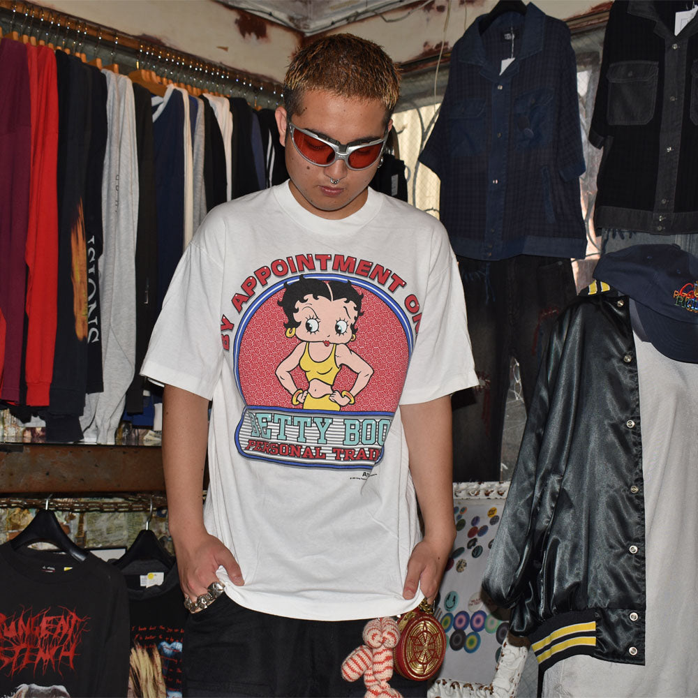 90’s Betty Boop “Personal Trainer” キャラクター Tシャツ 250919H