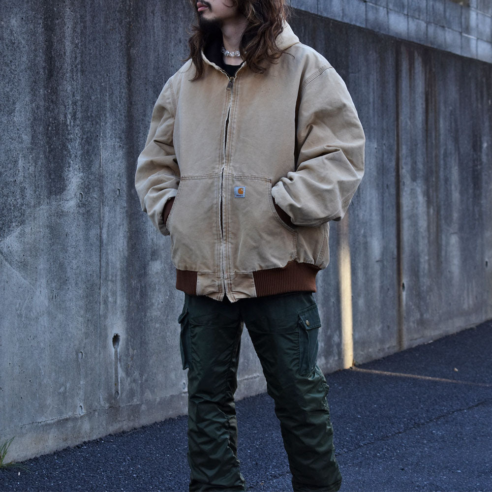 90’s Carhartt 雰囲気◎! キルティングライナー アクティブパーカー USA製 231114H