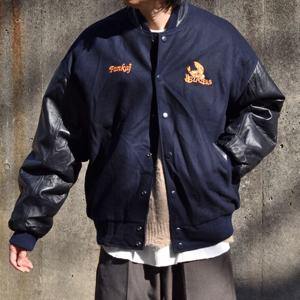 90’s OUTER BOUNDARY “BLAZERS” バーシティ アワードジャケット USA製 240202