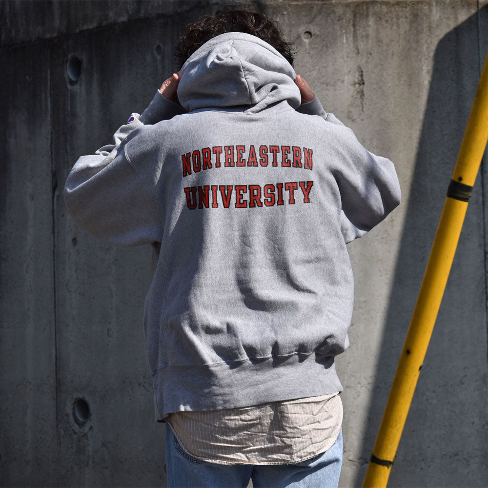 Y2K Champion/チャンピオン "NORTHEASTERN UNIVERSITY" RWパーカー 230506