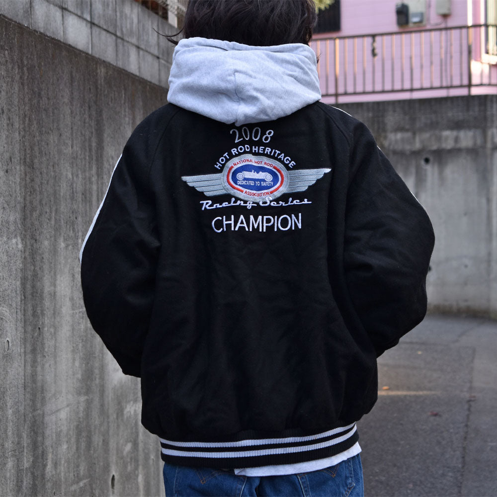 Y2K main gate “HOT ROAD 2008” レーシング スタジャン アワードジャケット 231202