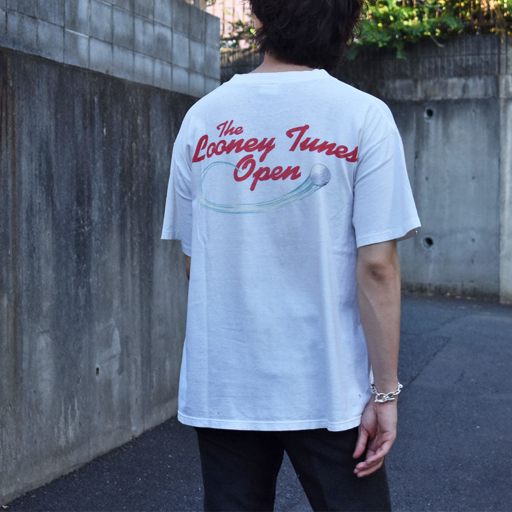 90's Looney Tunes/ルーニー・テューンズ ”The Looney Tunes Open” Tee キャラTシャツ USA製 230731