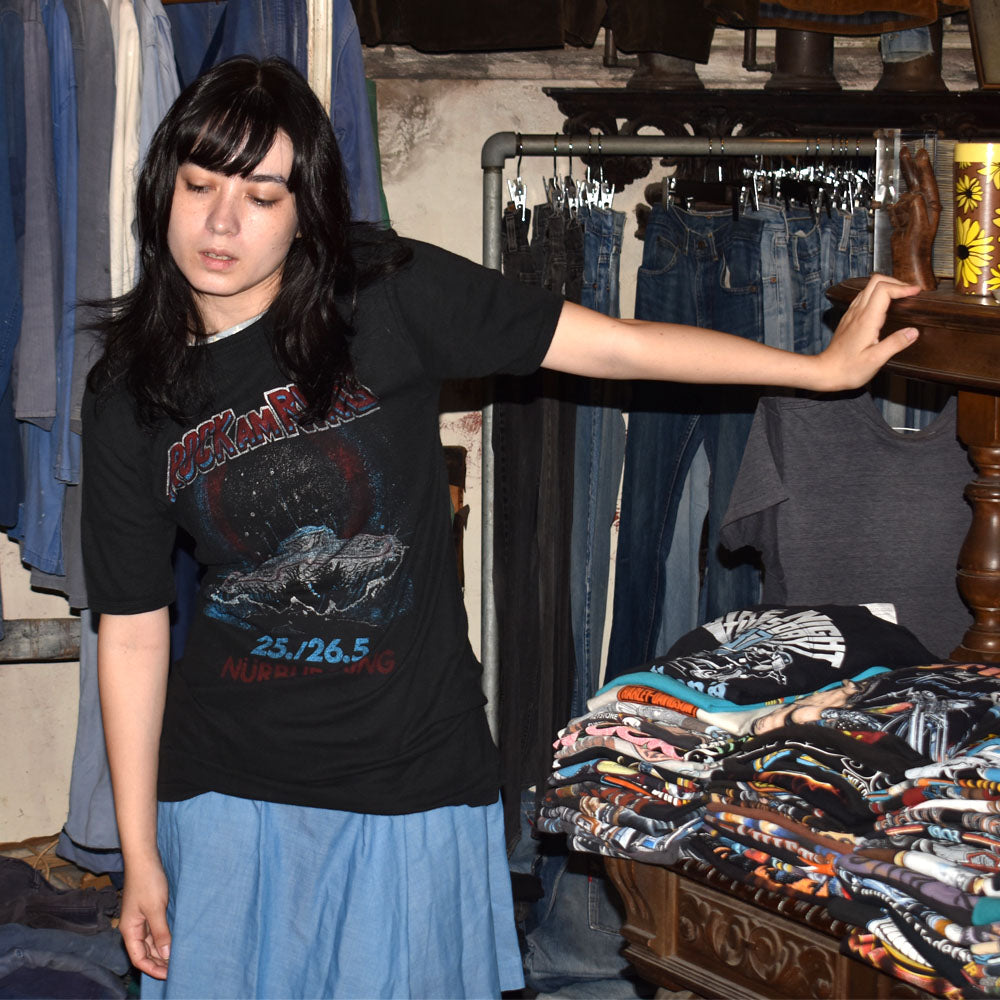 80’s “ROCK AM RING” U2/Huey Lewis&The News/REO Speedwagon... ロックフェス Tシャツ 250923H