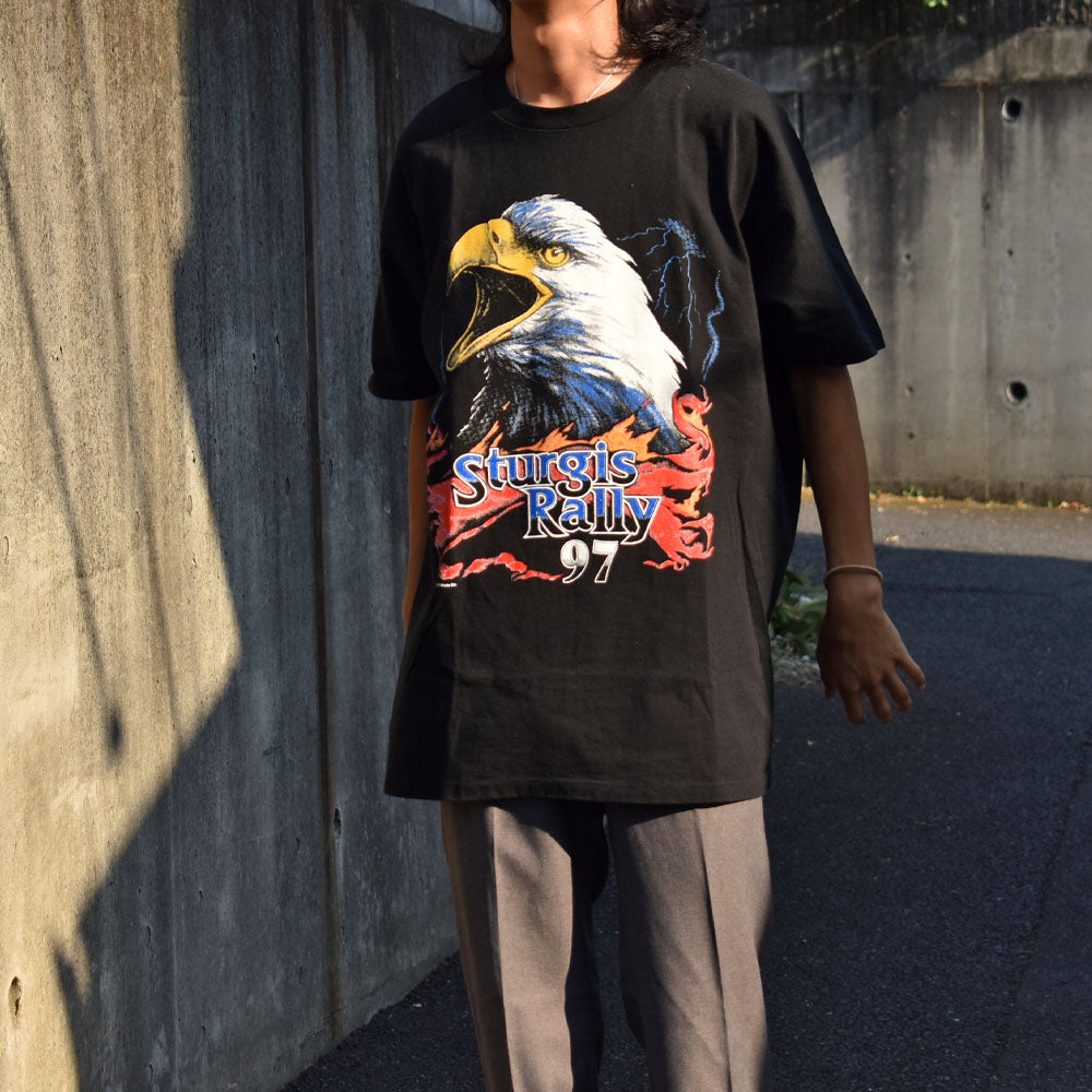 90's “Sturgis Rally 97” バイクTシャツ USA製 230725H