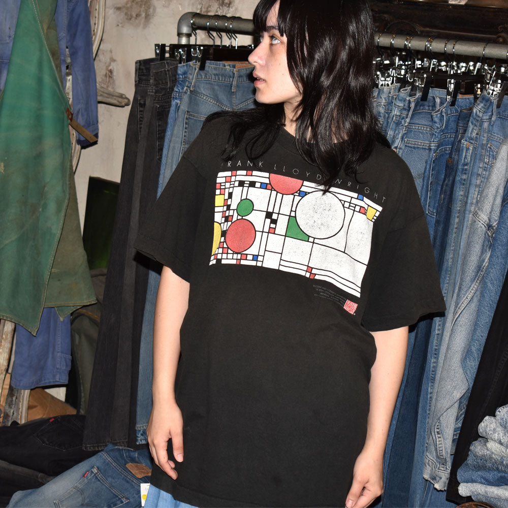 90’s Frank Lloyd Wright 建築家 アート Tシャツ 250923H