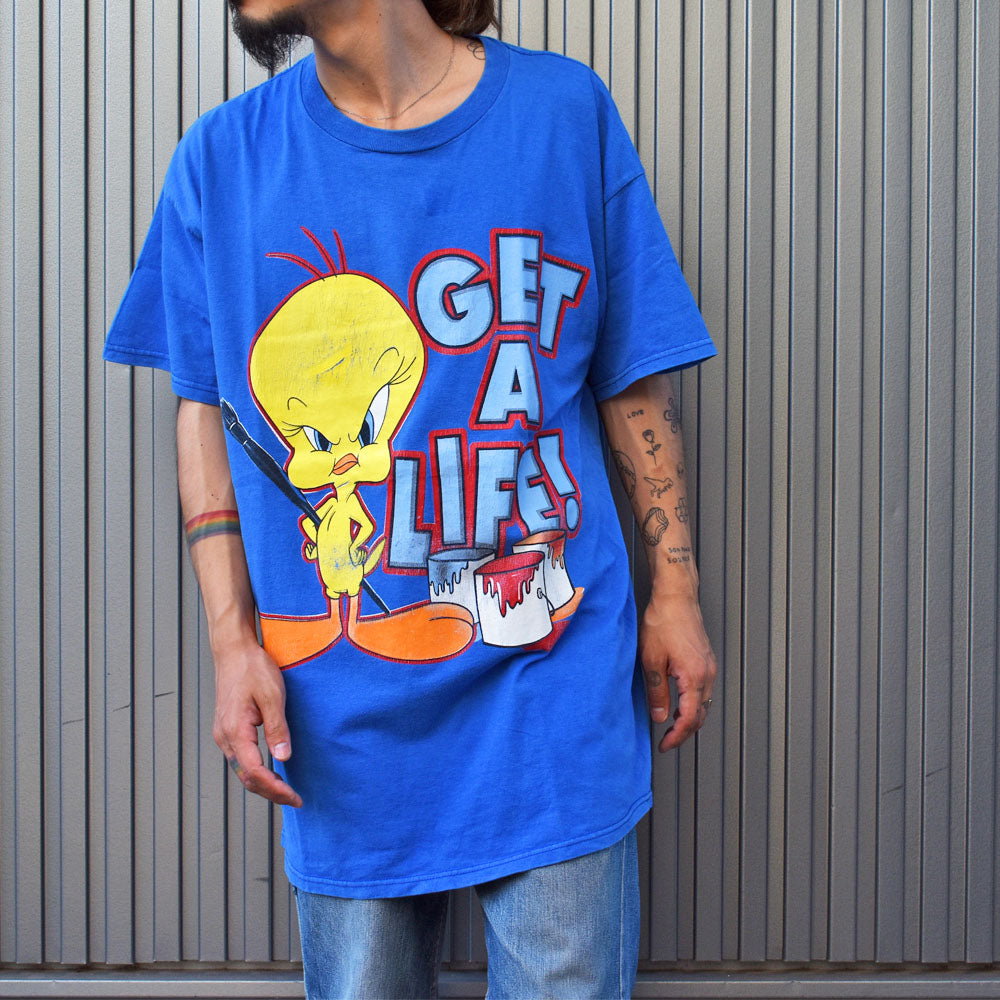 90's Looney Tunes/ルーニー・テューンズ ”GET A LIFE!” Tシャツ 230721