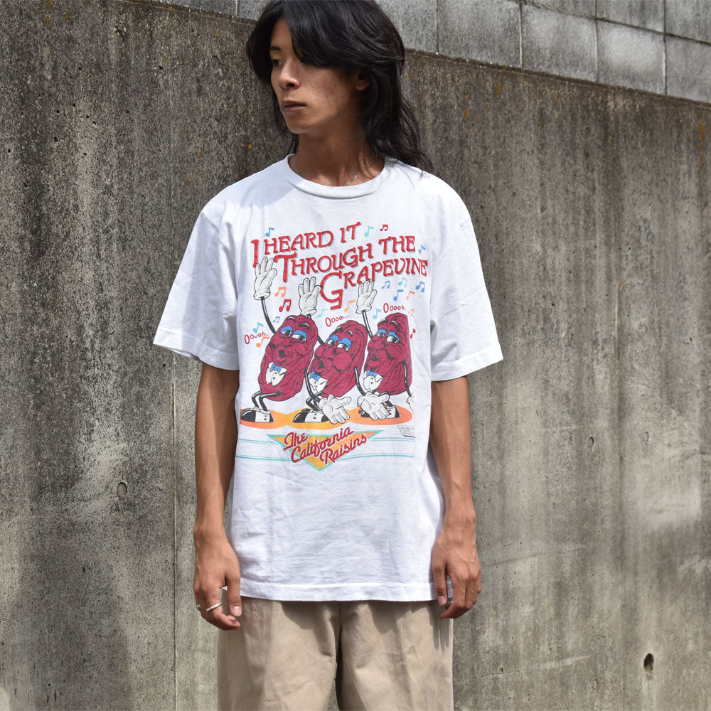 80's The California Raisins 企業 キャラ Tシャツ USA製 230703H