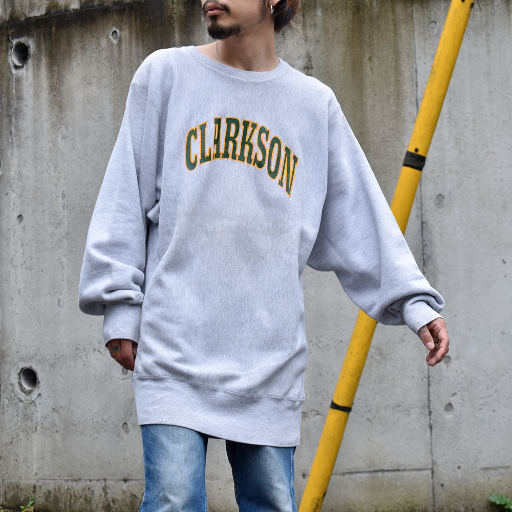 80's Champion/チャンピオン "CLARKSON" アーチプリント RWスウェット USA製 230609