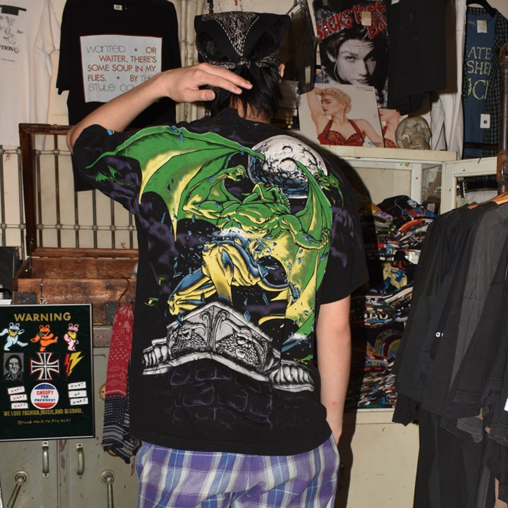 90's LIQUID BLUE "Gargoyle" AOP Tシャツ260714H