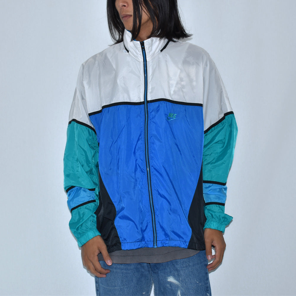 80’s NIKE シルバータグ! ナイロン トラックジャケット 250328