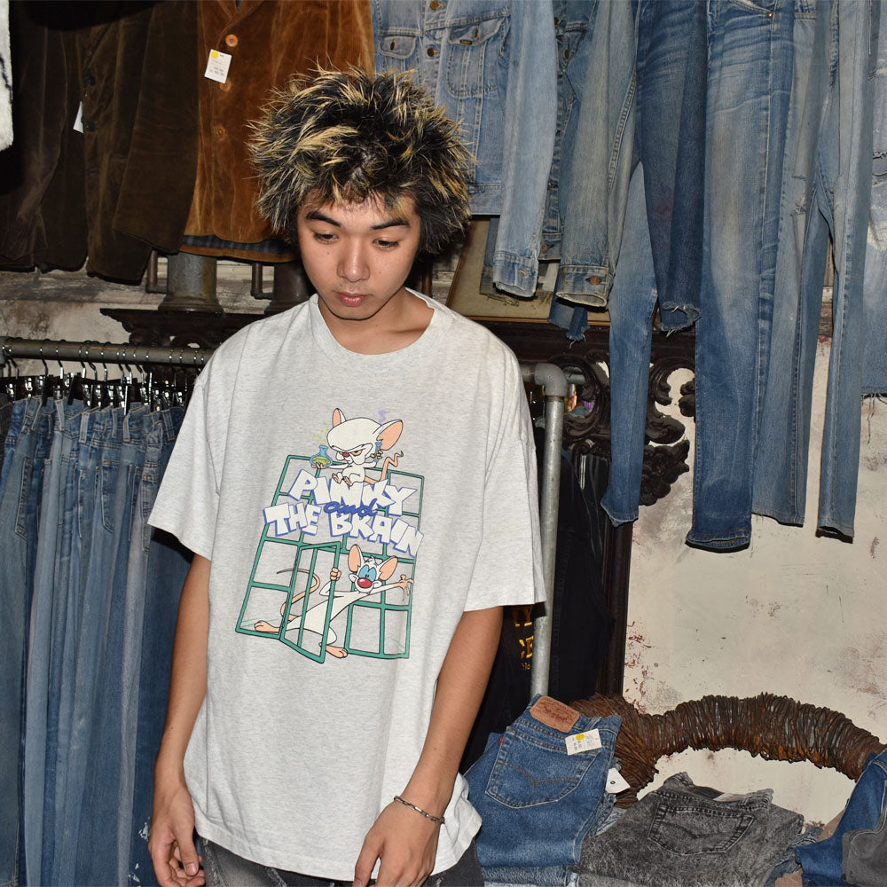 90’s Pinky and the Brain キャラクターTシャツ 250919H