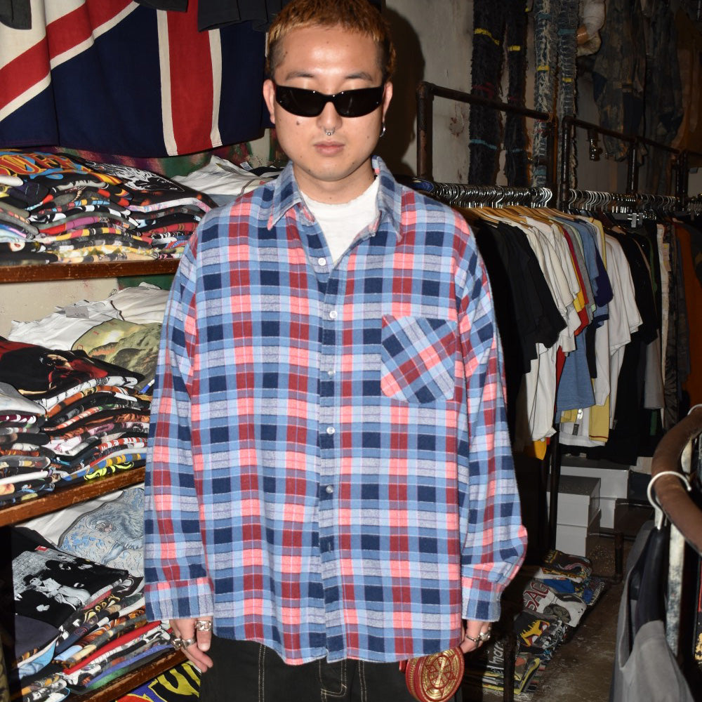 90's AMERICAN EDITION フランネルシャツ USA製 260519H