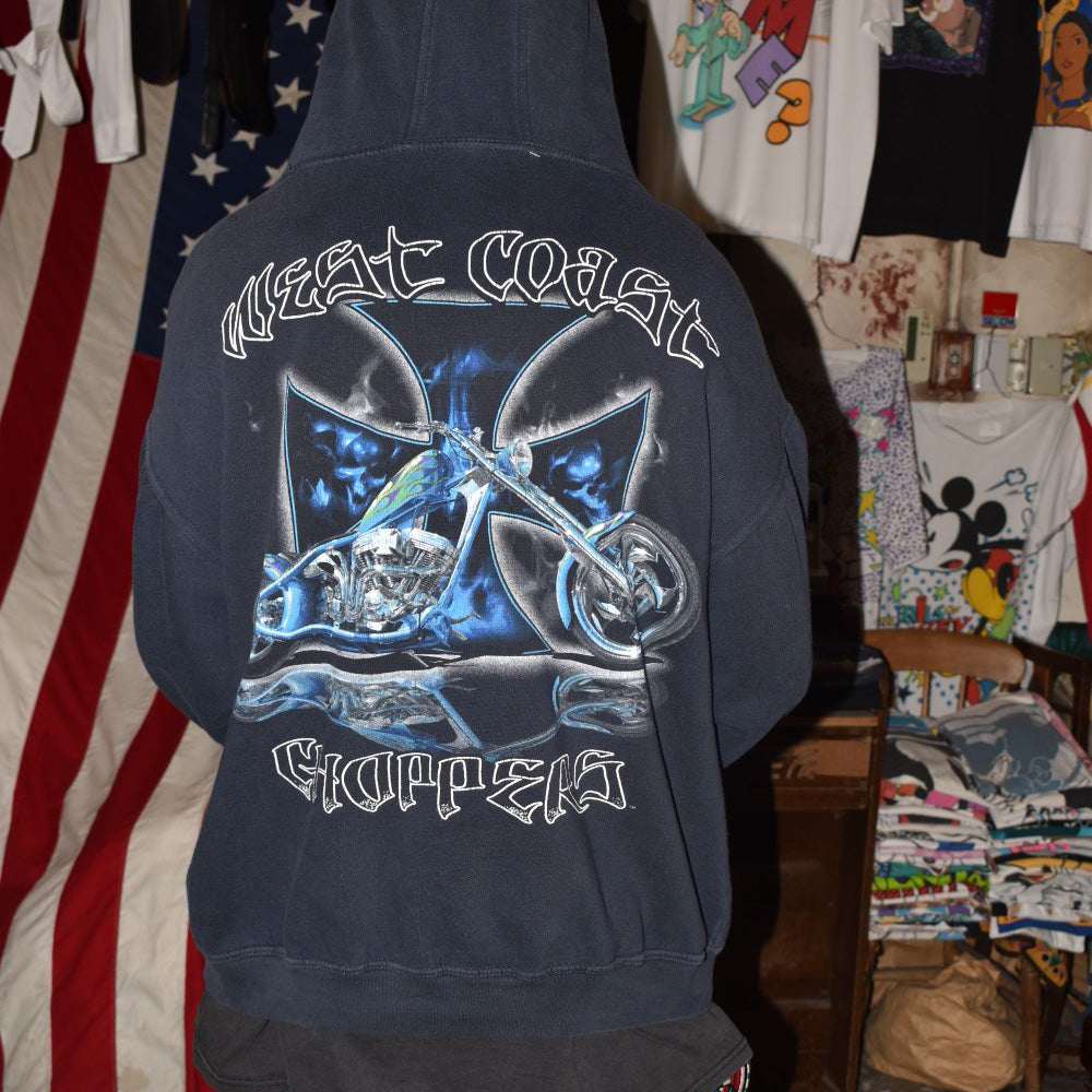 Y2K West Coast Choppers アイアンクロス チョッパーパーカー 260710H