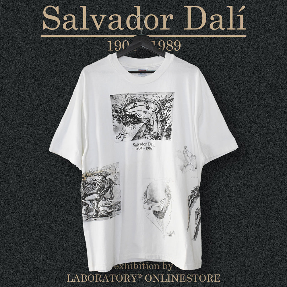 90S USA製 サルバドール・ダリ オールオーバーマルチプリントTシャツ XL 90S USA製 サルバドール・ダリ オールオーバーマルチプリントT