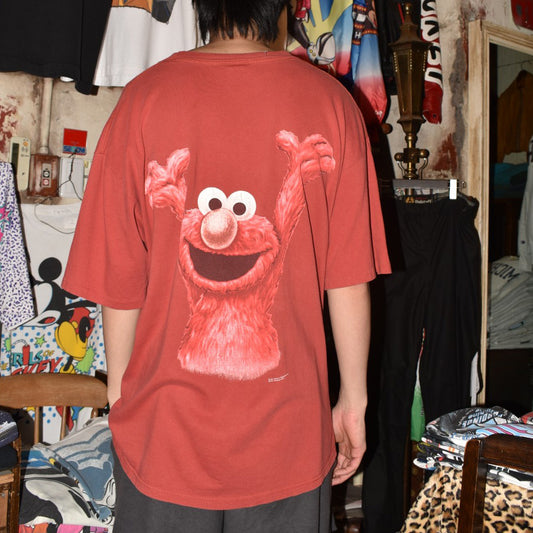 90's Elmo セサミストリート キャラT USA製 260710H