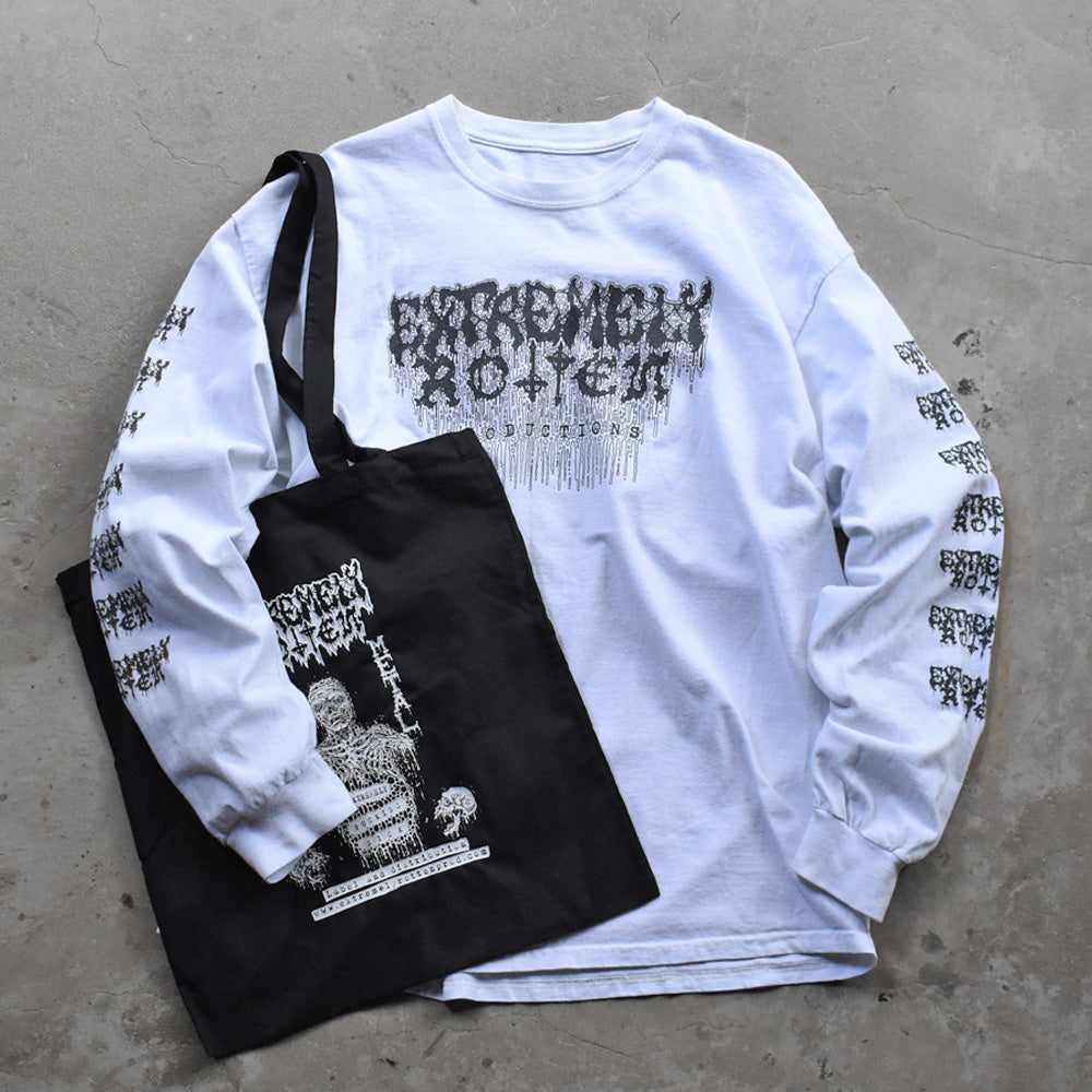 Extremely Rotten Productions ロングスリーブ Tシャツ & トートバッグ セット 250930