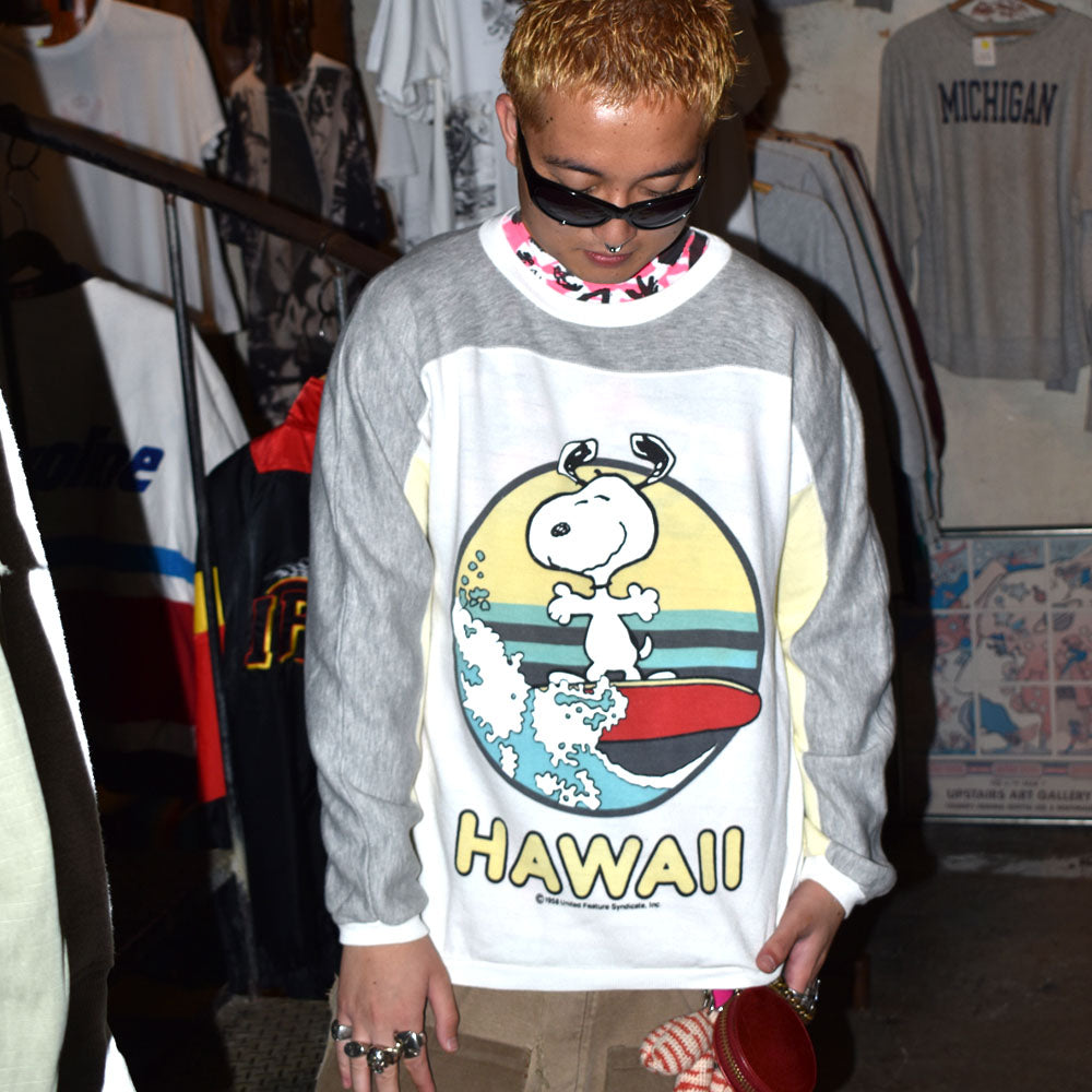 90’s PEANUTS “SNOOPY” キャラクター スウェット 250930H