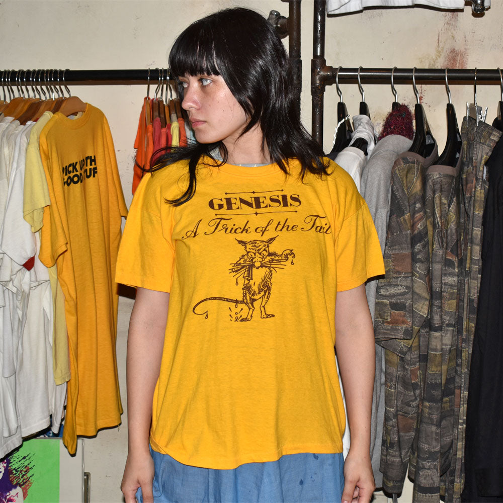 70’s GENESIS “A Trick of the Tail” ロック Tシャツ 250919H