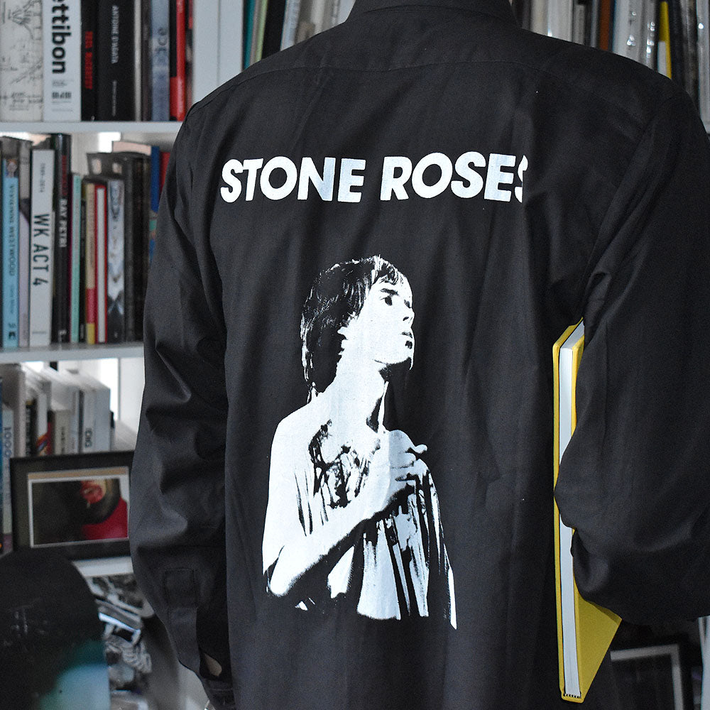 90’s デッドストック！ THE STONE ROSES “Ian Brown” 長袖 コットンシャツ 240829Ａ