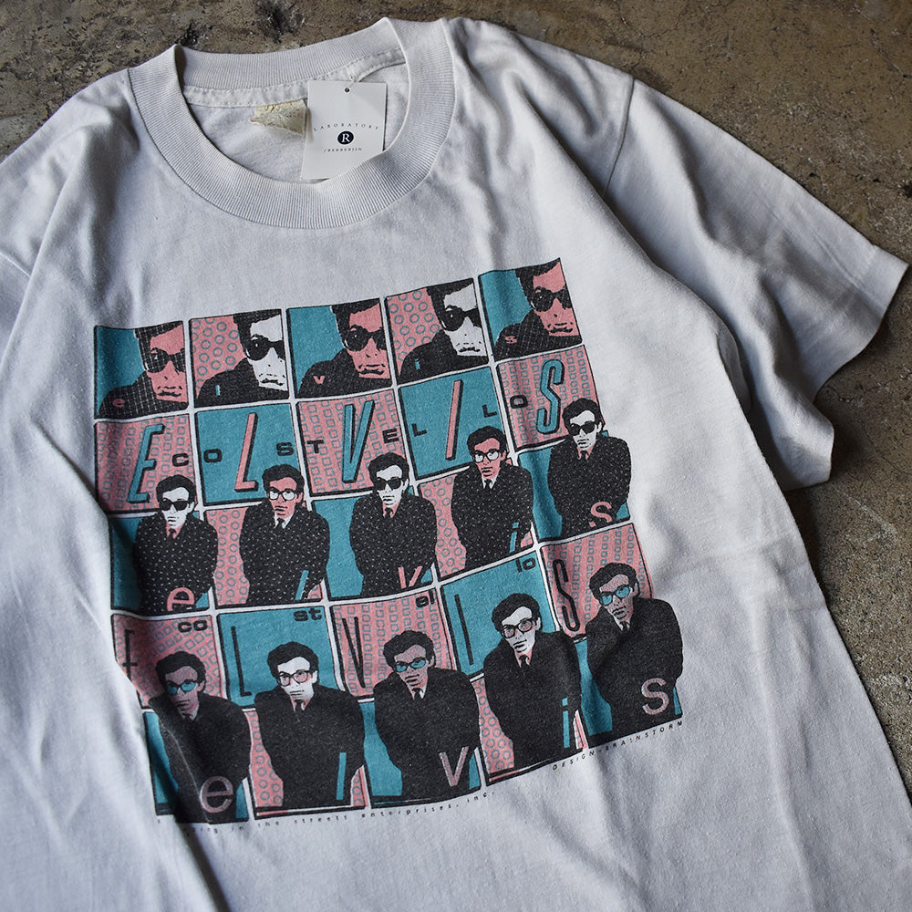80’s Elvis Costello “Portrait” ロック Tシャツ 220614H