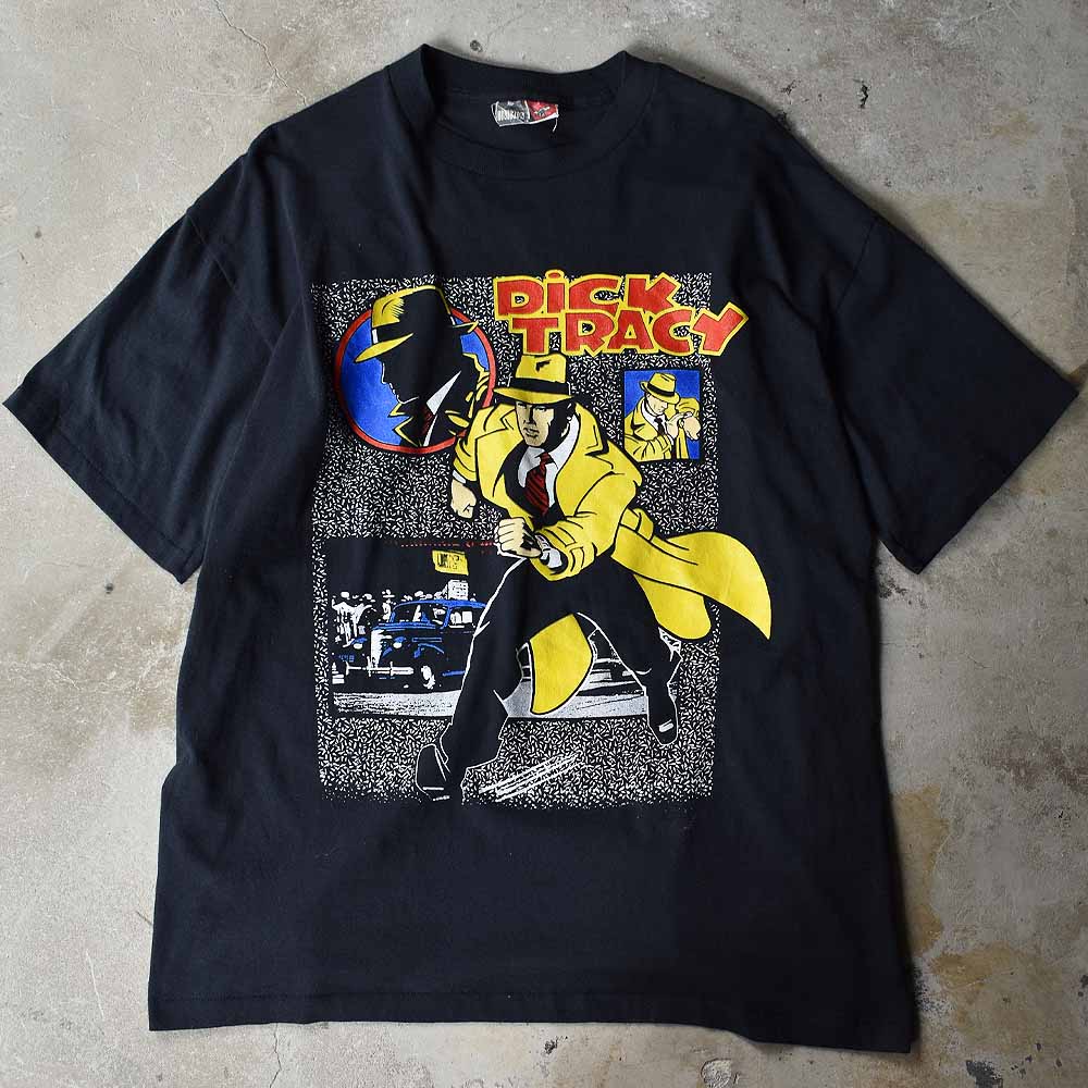 入手困難】80s ディックトレイシー Dick Tracy Tシャツ USA製 camping.com