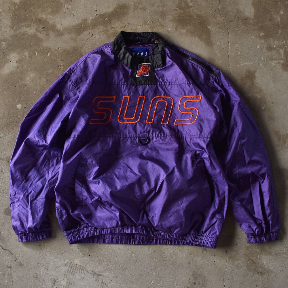 ナイロンジャケット　黒×紫　フェニックスサンズ　Lサイズ